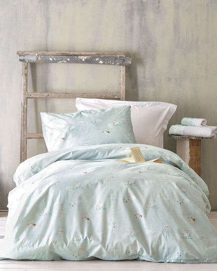 Rythmos Jerom Kids Cotton Pillowcase Set 50x70cm Green