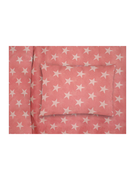 Dimcol Star Kinder Kissenbezug 50x70cm Red