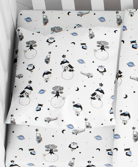 Dimcol Little Prince Kids Cotton Pillowcase 50x70cm 130