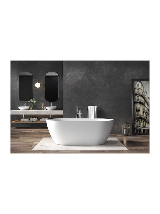 Acrilan Evelyn Acrylic Freestanding Bathtub 170x80cm