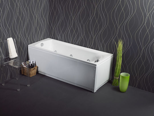 Sanitec Rosa 551 Μπανιέρα Ακρυλική 160x70x60cm