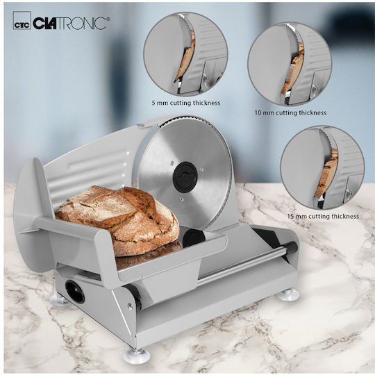 Clatronic MA 3585 263683 Aufschnittschneider 150W Silber