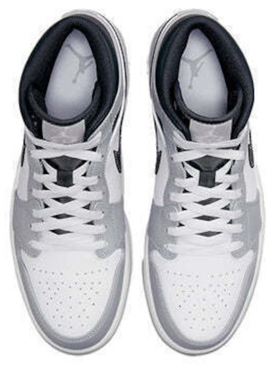Air  1 Mid Herren Stiefel Light Smoke Grey / White / Anthracite