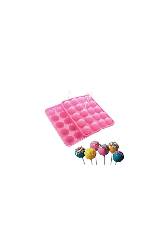 No Coating Silicone Chocolates 20 Cups Baking Pan 22x18x4cm