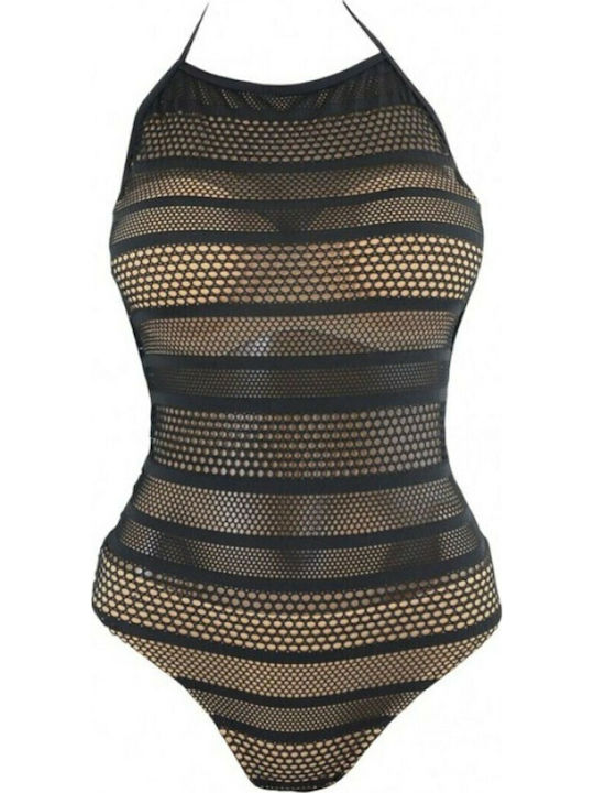 BP4006 Costum De Baie Întreg Push Up Negru