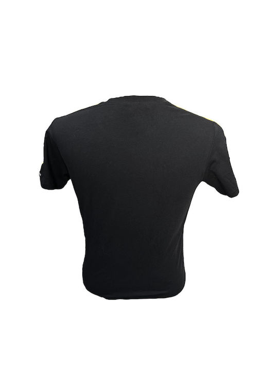 Apple Boxer Men's Short Sleeve Undershirt Black