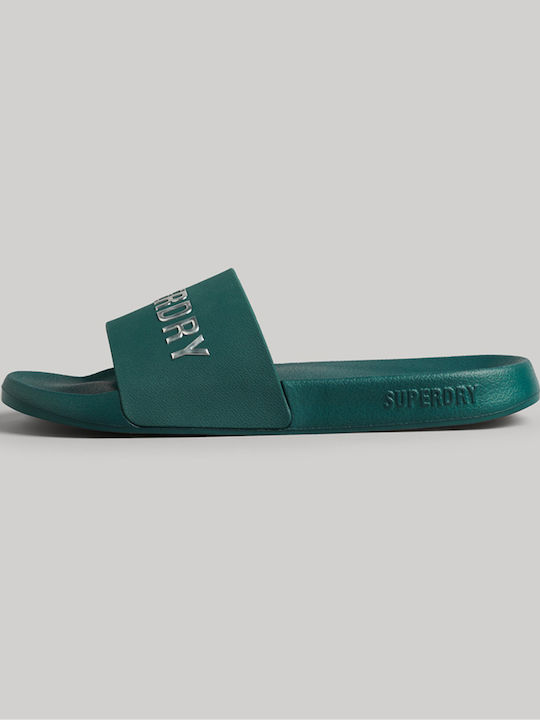 Men's Slides Green