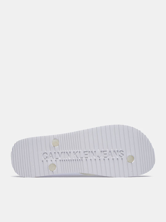 Slapi Bărbați Flip Flops Albi
