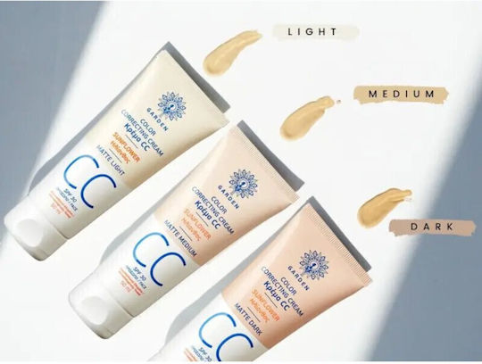 Garden CC Matte Κρέμα Προσώπου Ημέρας με SPF30 για Ενυδάτωση & Ατέλειες με Νιασιναμίδη 50ml