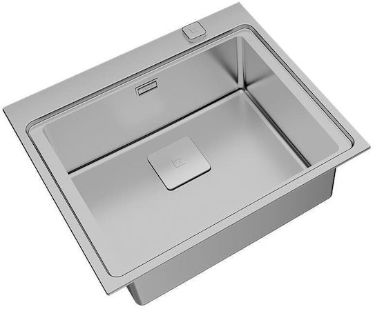 Teka Zenit RS15 1B Ένθετος Σατινέ 50x40cm Ασημί Teka Zenit RS15 1B Ένθετος Σατινέ 50x40cm Ασημί