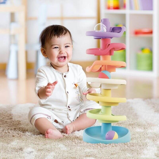 Quercetti Stacking Toy Spiral Tower Ever for 12++ Months