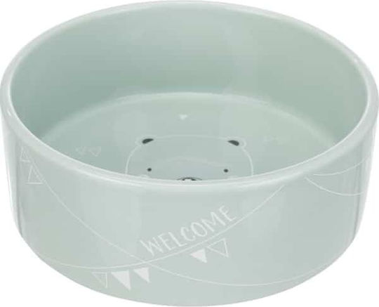 Trixie Ceramic Bowl Food & Water for Dog 800ml 16cm in Light Blue Color