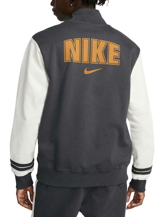 Nike Men's Sweatshirt Jacket Gray