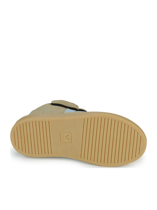 Kinder Sneakers Hoch mit Klettverschluss Beige