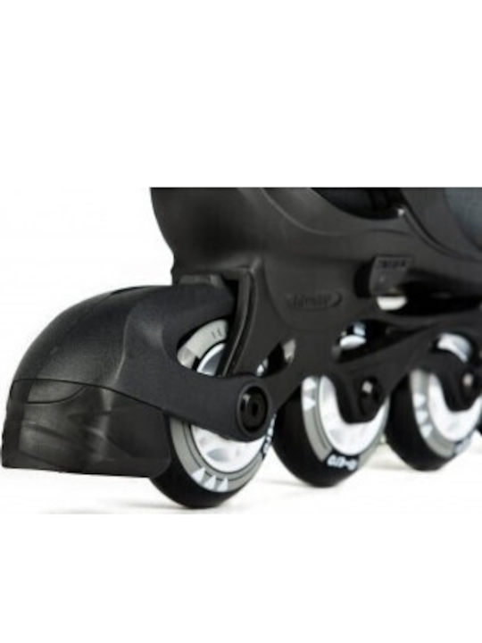 Micro Joy Black White Mis Inline Αυξομειούμενα Rollers Μαύρα Παιδικά