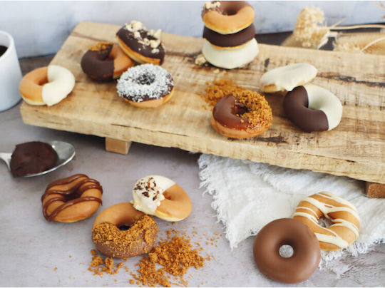 Scrap Cooking Машина за Donuts с 7 Места 700W Бяла