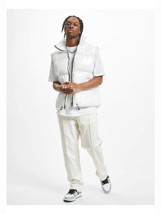 Sleeveless Jacket Puffer White