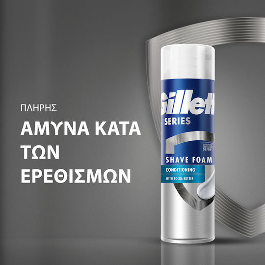 Gillette Seria Spumă De Ras Cu Unt De Cacao 2 x 150ml