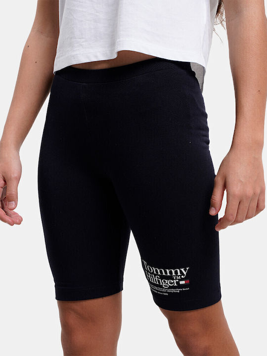 Kids Leggings Sports Cycling Short Navy Blue