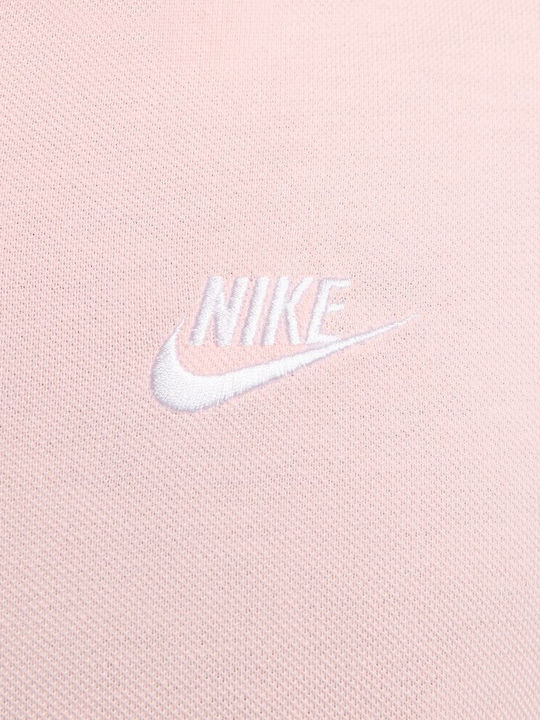 Polo Herrenbluse Kurzarm Rosa