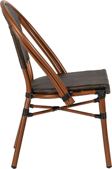 Stuhl Dalila Braun 50x56x86cm