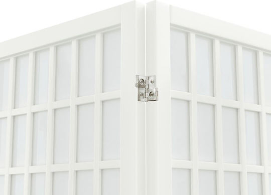 vidaXL Japanese Style Decorative Room Divider made of Canvas with 3 Panels 120x170cm