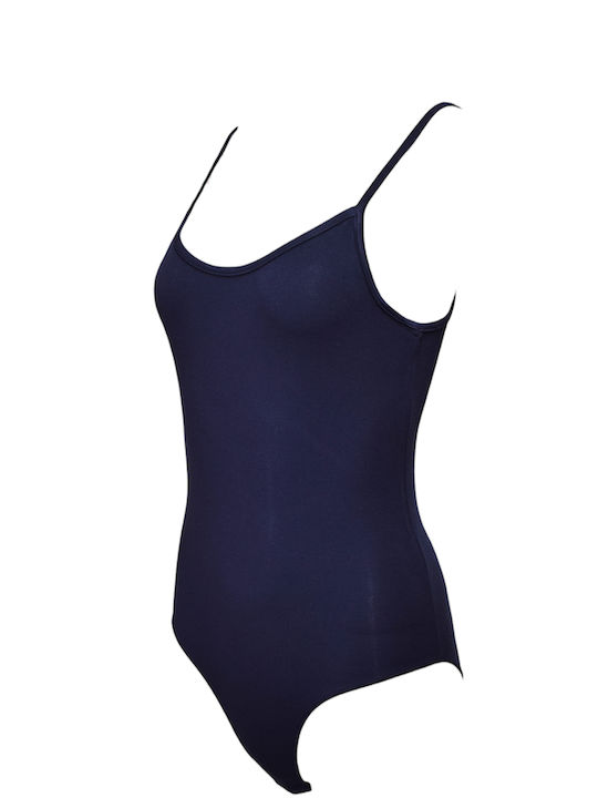 Lingerie Spaghetti Strap Bodysuit Navy Blue