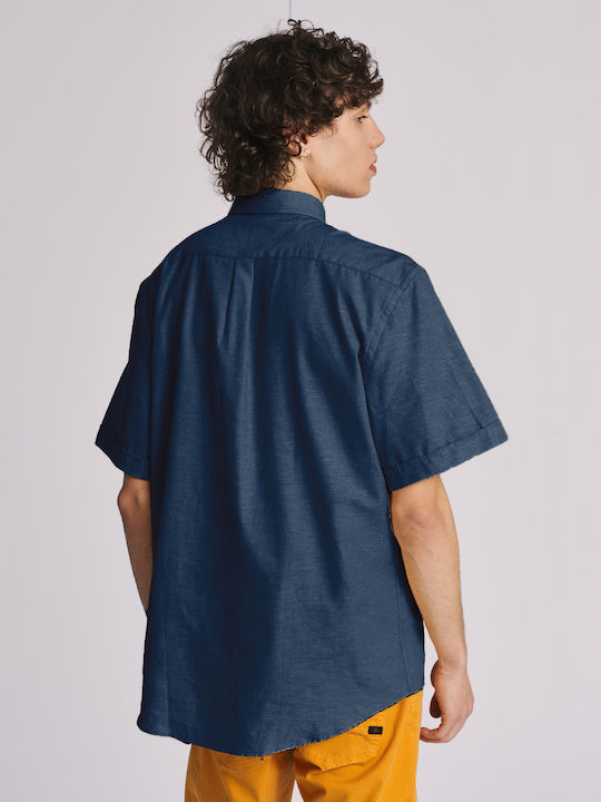 Staff Darrel Men's Shirt Short Sleeve Blue