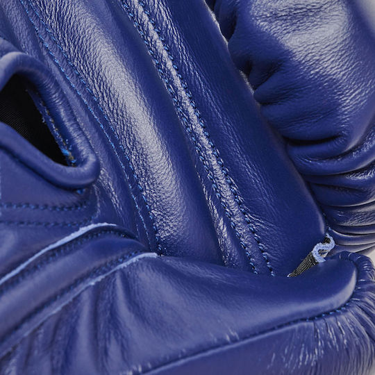 Leone Orlando Tricolore Boxhandschuhe Leder für Kampf Blau