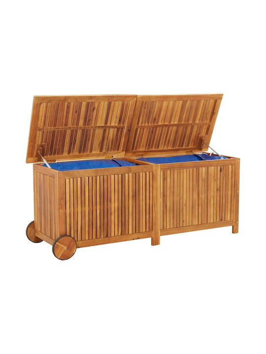 vidaXL Outdoor Storage Box Brown L150xW50xH58cm