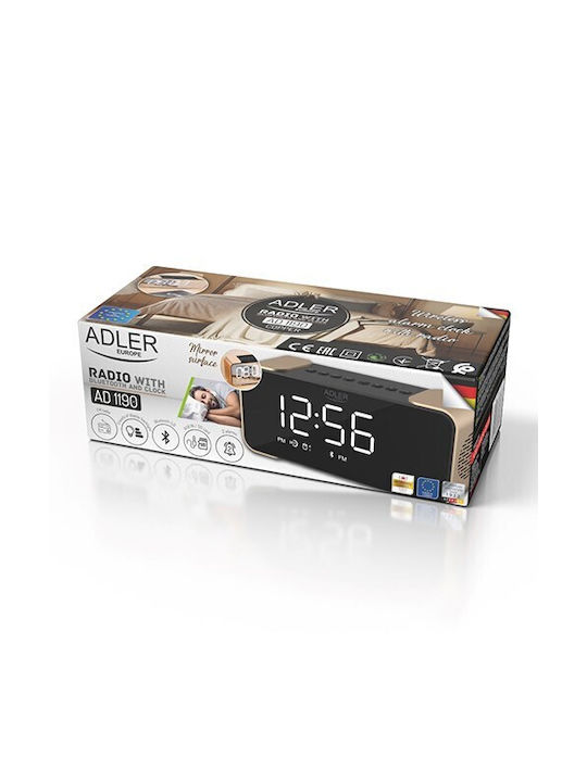 Adler Ceas Digital de Masă cu Alarmă & Radio AD 1190cr