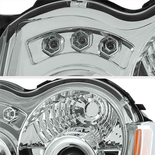 Sonar Front Lights Angel Eyes Led for Jeep Grand Cherokee 2005-2008 2pcs