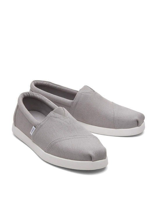 Toms Stoff Herren Espadrilles in Gray Farbe