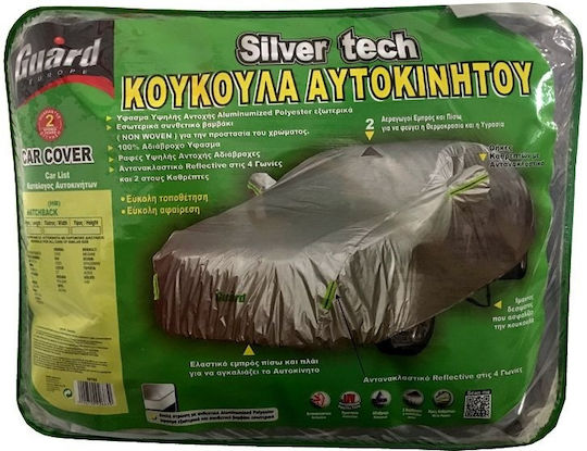 Guard Hatchback Acoperă pentru Mașină cu Geantă de transport 438x157x132cm Impermeabil XLarge pentru Hatchback