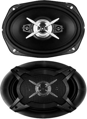 Rolinger Σετ Ηχεία Αυτοκινήτου Mega Bass 6x9" με 80W RMS (4 Δρόμων)