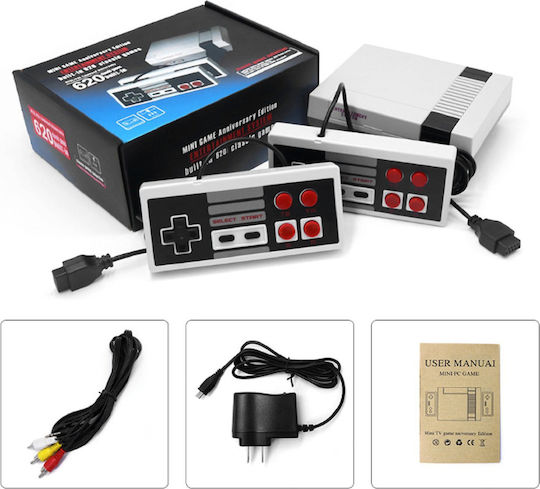 Haitronic Mini 8 Bit Electronic Kids Retro Console For 6+ Years