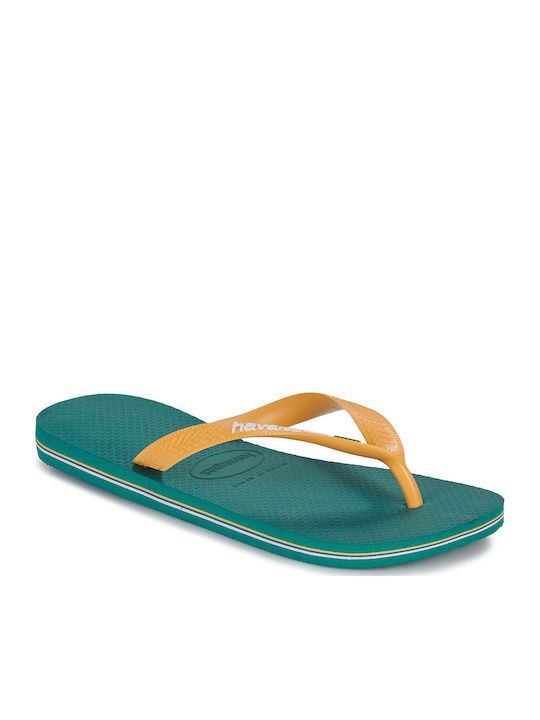 Παιδικές Σαγιονάρες Flip Flops Πορτοκαλί Brasil Logo