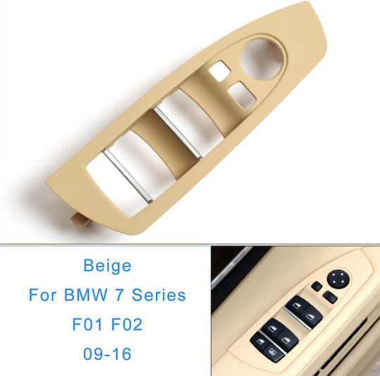 Carner Türschalterrahmen Fensterschalter-Panel für BMW 7 F01 2008-2015 mit Installation Vorne links BMW F01 0029283