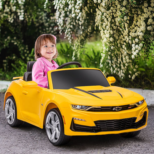 Chevrolet Camaro Διθέσιο με Τηλεκοντρόλ Τύπου 12 Volt Κίτρινο για 3+ Ετών