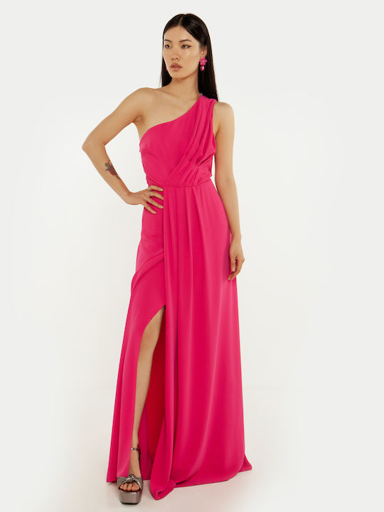 Rochii De Vară Pentru Femei Maxi Rochie Pentru Nuntă / Botez Fuchsia
