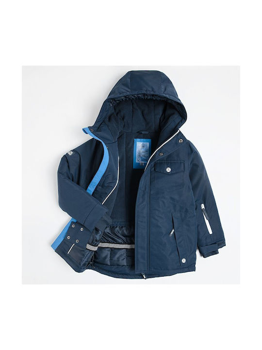 Cool Club Kinderjacke Lang mit Kapuze Marineblau