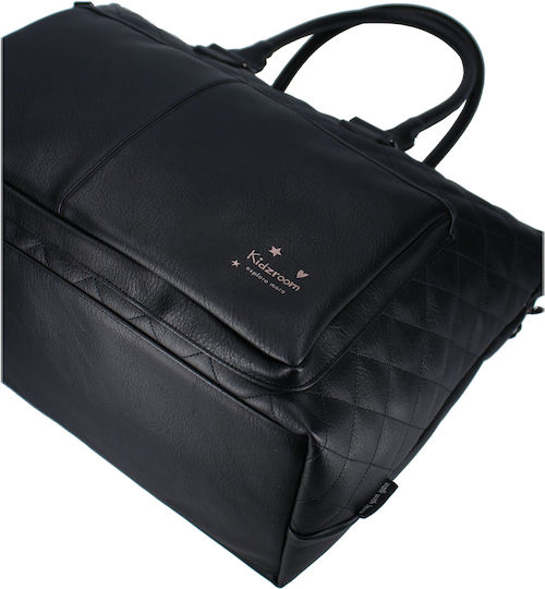 Kidzroom Shoulder/Hand Diaper Bag Care in Your Dreams Black 53x19x35cm.