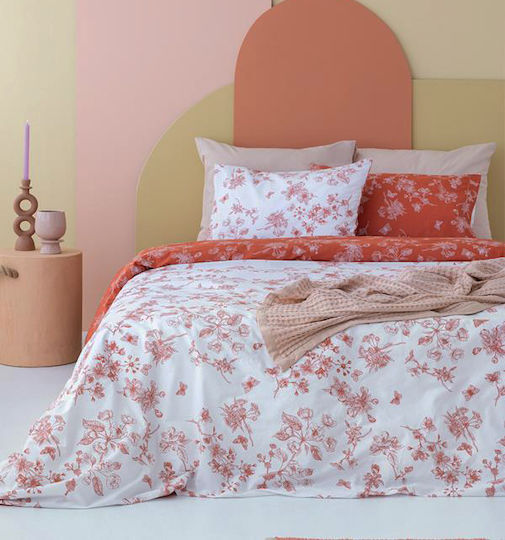 Palamaiki Fashion LIfe FL6197 Σετ King Size 4τμχ 265x260εκ. Κόκκινο