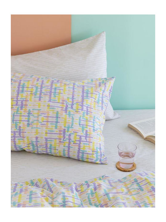 Palamaiki Sheet Sets Queen 240x260cm. FL6199 Purple 4pcs