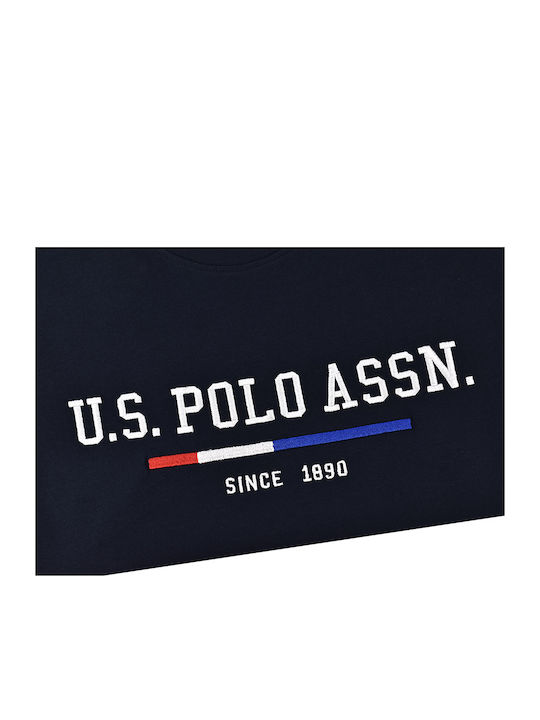 U.S. Polo Assn. Ανδρικό T-shirt Navy Μπλε με Στάμπα