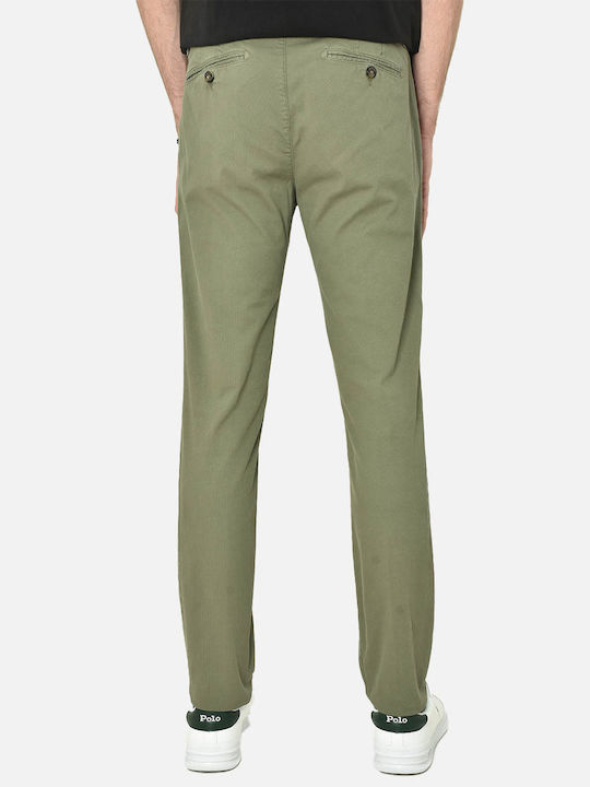 Fourten Industry Men's Trousers Chino Elastic in Slim Fit Khaki