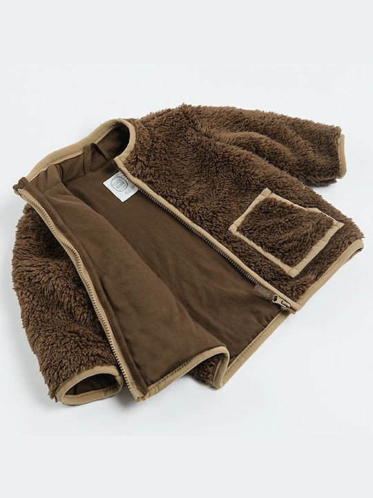 Cool Club Kids Cardigan Fleece Brown