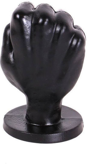 All Black Fist Πρωκτικό Dildo Black 13cm