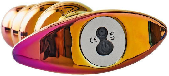 Dream Toys Glamour Glass Beaded Anal Beads with Wireless Functionality and Vibration