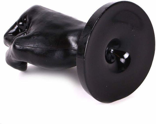 All Black Fist Πρωκτικό Dildo Μαύρο 14cm